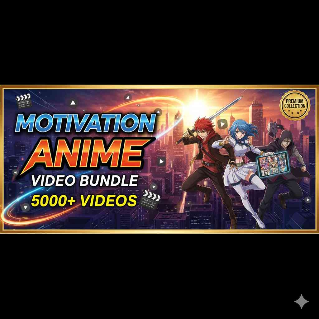MOTIVATIONAL ANIME TYPE BUNDLE