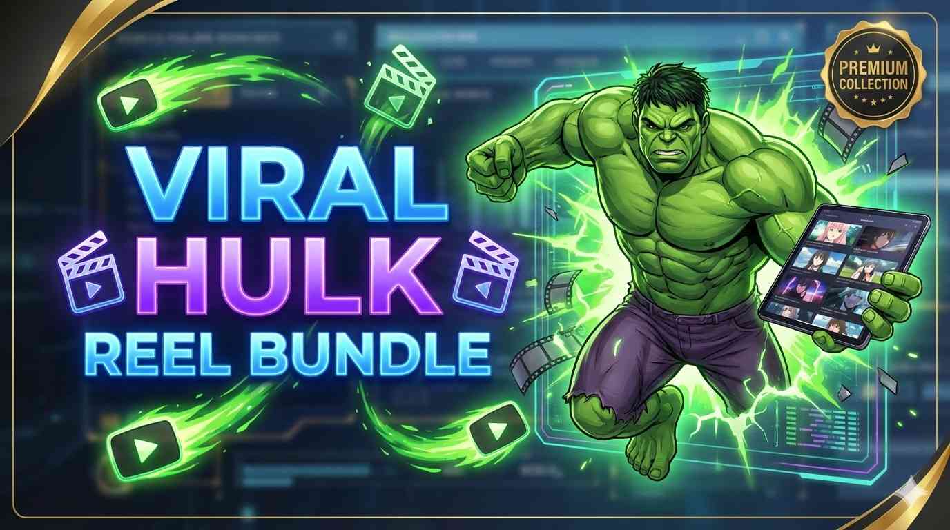 HULK REEL BUNDLE - Instagram Reels Bundle