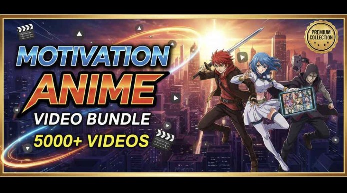 MOTIVATIONAL ANIME TYPE BUNDLE - Instagram Reels Bundle